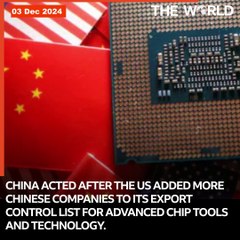 China hits back at US, bans export of 'military materials' to Washington.