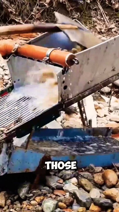 Old prospecting in streams #gold prospecting #goldrush