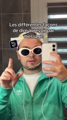 Comment tu finis une conversation mdr ?