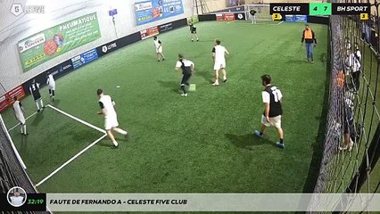 Faute de Fernando A - CELESTE FIVE CLUB