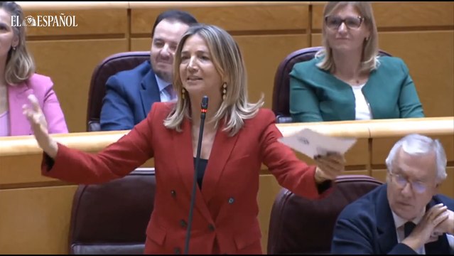 Enfrentamiento en el Senado entre el ministro de la Presidencia, Justicia y Relaciones con las Cortes de España, Félix Bolaños y la senadora dle Partido Popular Alicia García.