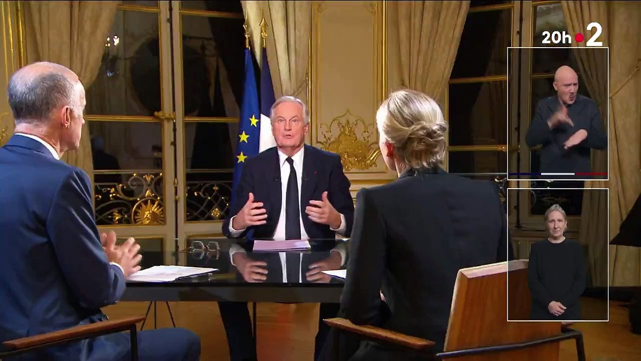 Michel Barnier: "Une Motion de censure n'est pas un vote pour ou contre Michel Barnier mais un vote pour un texte rédigé par l'extrême gauche et M. Mélenchon"