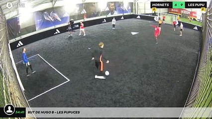 But de Hugo B - Les Pupuces