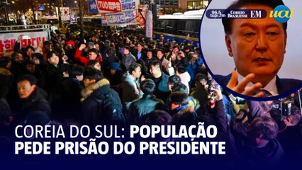 População pede prisão do presidente da Coreia do Sul, após lei marcial