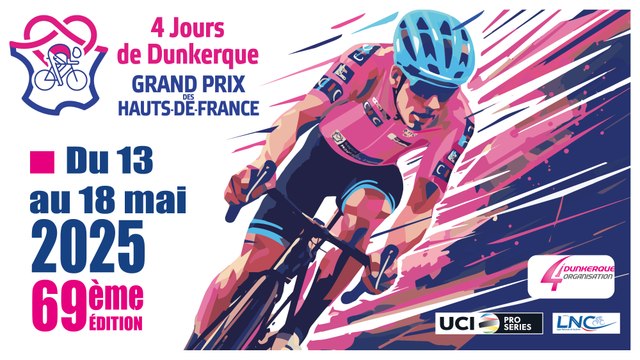 Cyclisme - 4 Jours de Dunkerque-Grand Prix des Hauts-de-France 2025 - Le parcours de la 69e édition des 4 Jours de Dunkerque 14 au 18 mai