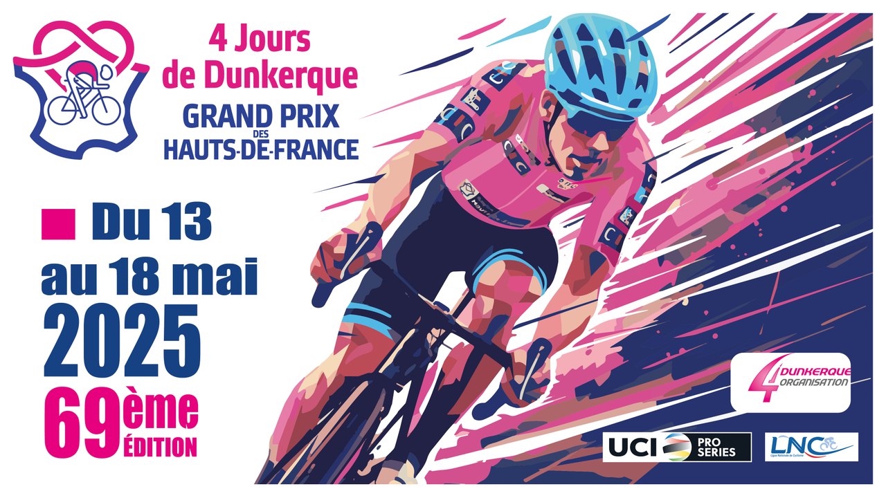 Cyclisme - 4 Jours de Dunkerque-Grand Prix des Hauts-de-France 2025 - Le parcours de la 69e édition des 4 Jours de Dunkerque 14 au 18 mai