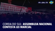 Assembleia Nacional contesta lei marcial na Coreia do Sul e oposição cobra manifestações