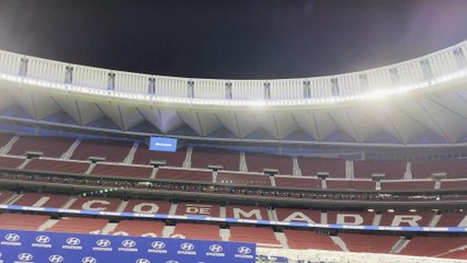 El Atlético de Madrid enciende la Navidad en el Metropolitano