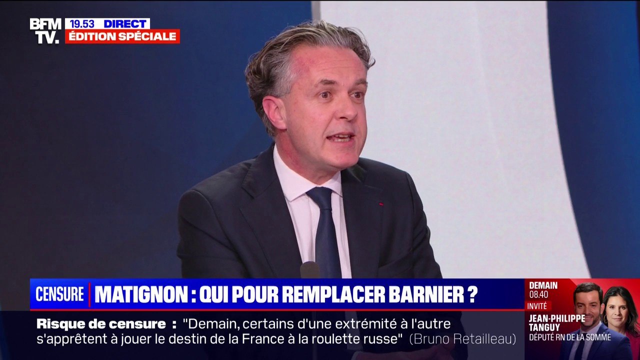 Christophe Béchu (Horizons): "Si vous n'avez pas la coalition des modérés, la coalition des extrêmes aboutit à la censure du gouvernement"