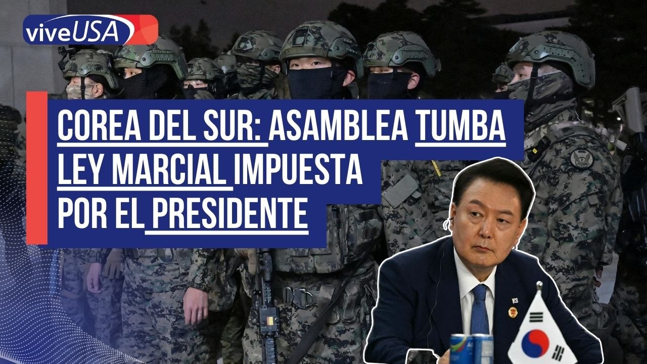 Corea del Sur. Asamblea Nacional "tumba" Ley Marcial dictada por el presidente