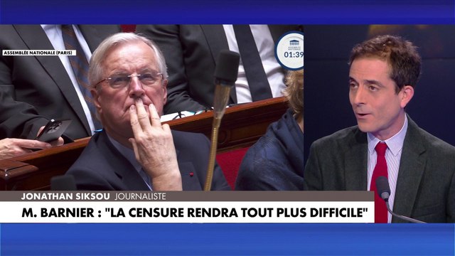 Jonathan Siksou : «Personne ne veut que Michel Barnier réussisse depuis qu’il a été nommé»