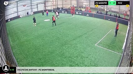 Faute de Anto R - FC Montreuil