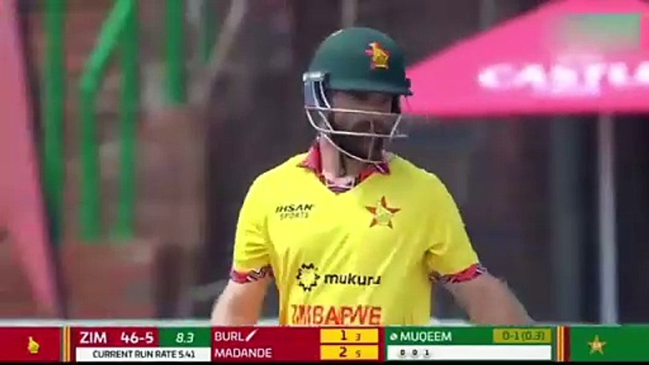 Pakistan vs Zimbabwe 2nd t20i full highlights video Dailymotion