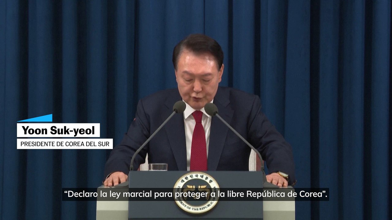 Crónica visual de las horas de tensión en Corea del Sur