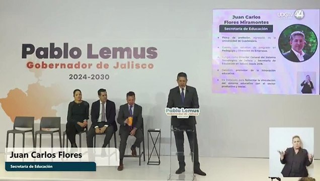 Ratifica a Juan Carlos Flores Miramontes como próximo Secretario de Educación en Jalisco