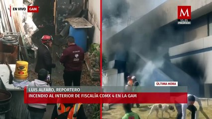 Se incendia Fiscalía Capitalina no. 4 en la Gustavo A. Madero; se quema la zona de archivo