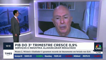Professor sobre crescimento de 0,9% do PIB no trimestre: "Avaliação positiva"