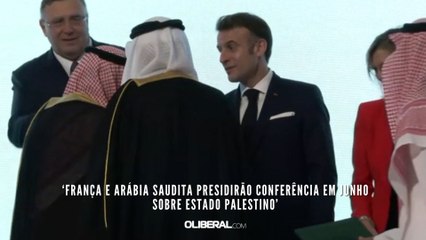 ‘França e Arábia Saudita presidirão conferência em junho sobre Estado palestino’