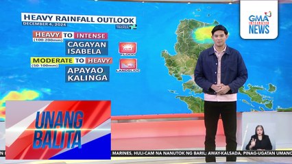 Weather update as of 6:08 AM (December 4, 2024) | Unang Balita