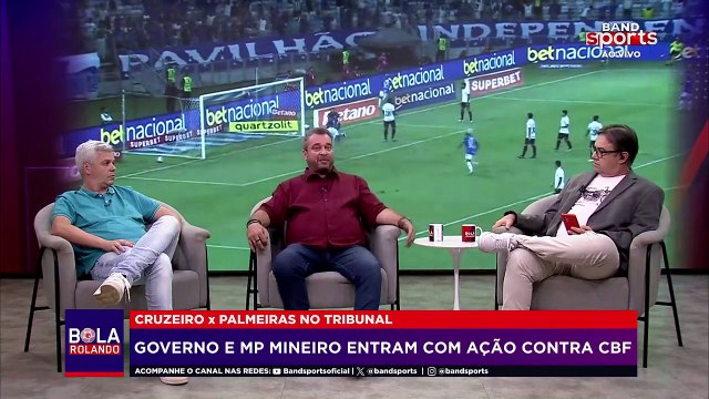 CRUZEIRO X PALMEIRAS: COMENTARISTAS CRITICAM AS AÇÕES DA CBF | BOLA ROLANDO