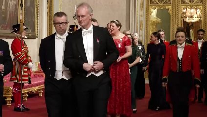 Victoria and David Beckham arrive at State Banquet