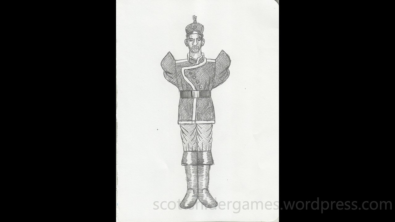 Soldier Pencil Sketch Video #528 (12-03-2024)