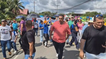 Comunidades de Chiriquí manifestaron por falta en el suministro de agua potable