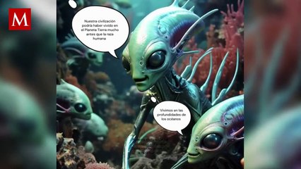 Según la IA, así sería la vida extraterrestre en los océanos de nuestro planeta