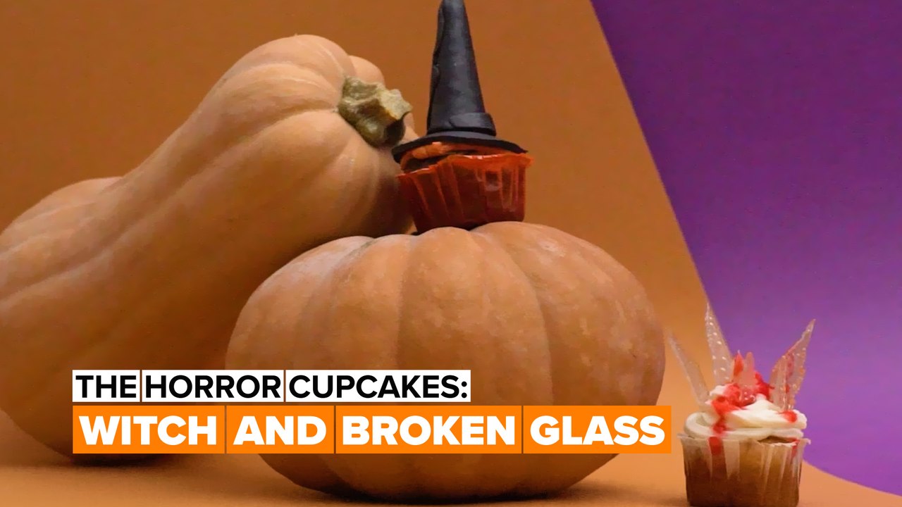 The Horror Cupcakes: Witch and broken glass