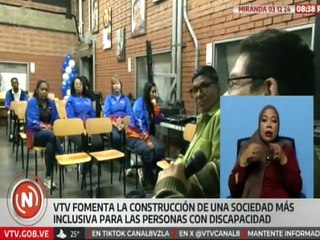 Trabajadores de VTV destacan la importancia de dar visibilidad a las personas con discapacidad