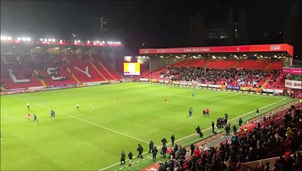 Fans boo Charlton Athletic, but Rob Elliot celebrates with Crawley Town fans