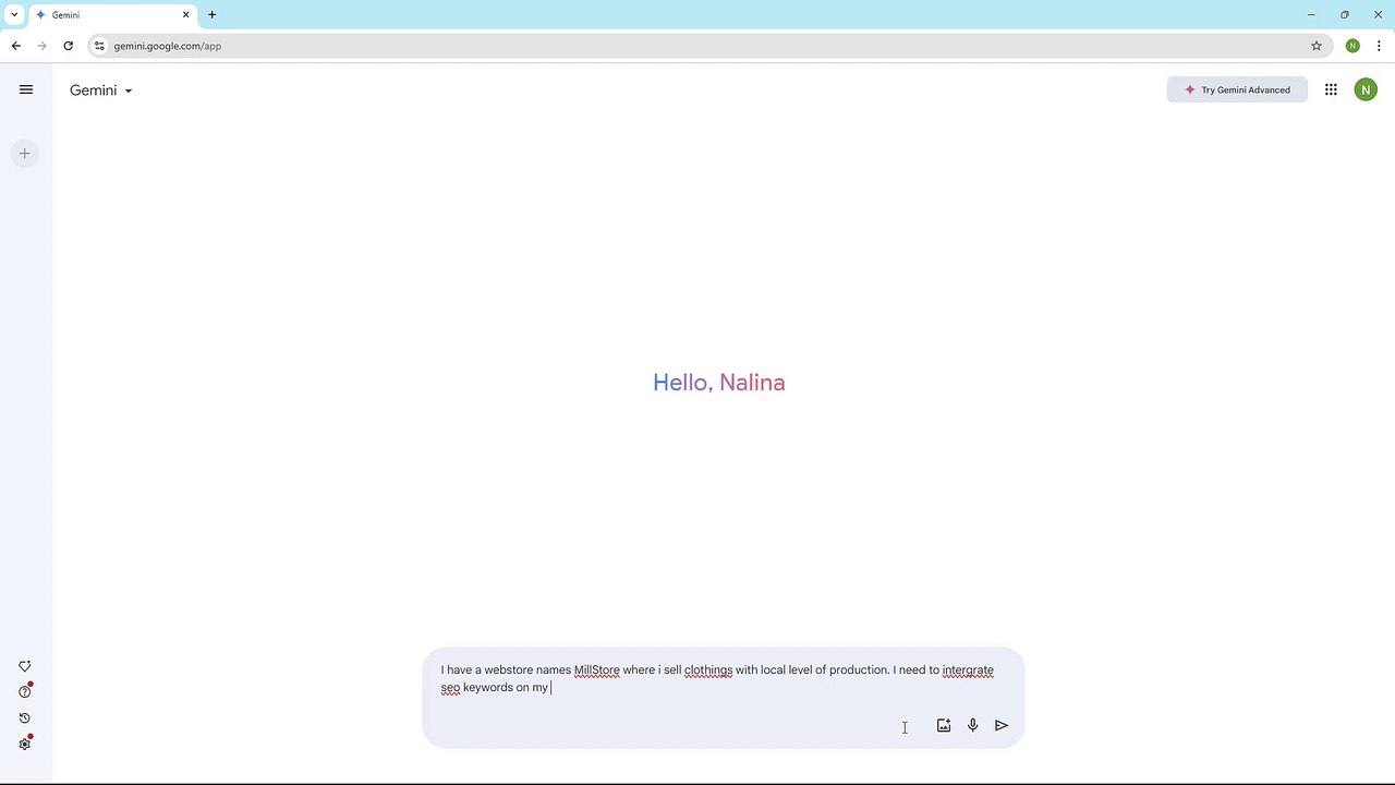 Google Gemini Course Section 14 Generating SEO Keywords