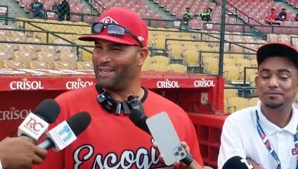 Albert Pujols: Yo no uso eso de presión, estoy durmiendo muy bien