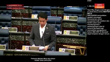 Tiada stadium, fasiliti sukan baharu untuk Sukan SEA 2027 - Adam Adli