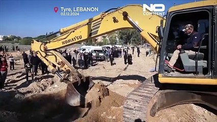 کشته‌شدگان حملات اسرائیل به لبنان برای دفن در زادگاهشان نبش قبر شدند