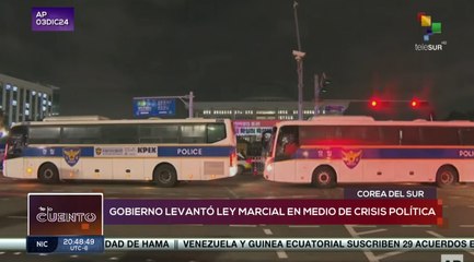 Te Lo Cuento 03-12: Presidente de Corea del Sur levantó ley marcial en dicha nación