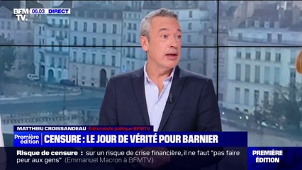 "Les jeux sont faits": l'analyse de notre éditorialiste sur l'inéluctable censure du gouvernement
