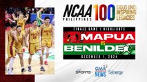 Mapúa vs. Benilde (Finals Game 1 Highlights) | NCAA Season 100