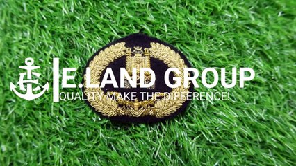 BLAZER BADGE HAND EMBROIDERED BADGE, Wholesale Hand Embroidered Gold Bullion Wire Blazer Badge
