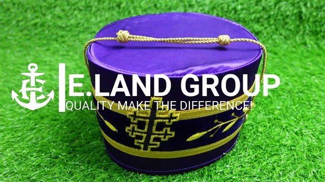 Masonic A.A.S.R. Sovereign Grand Inspector General Scottish Rite Cap Hand Embroidered