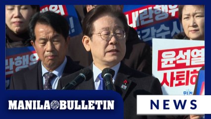 South Korea's main opposition party leader condemns President Yoon