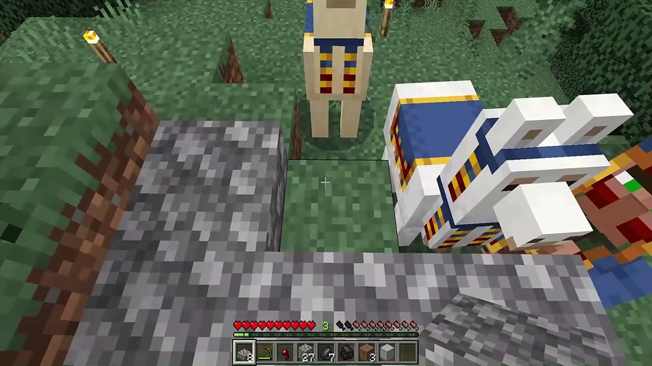Placing Stone Slabs around to prevent spawns in Minecraft