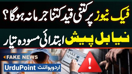 Fake News Par Kitni Jail Aur Fine Hoga? Preliminary Draft Ready - Cybercrime Laws in Pakistan