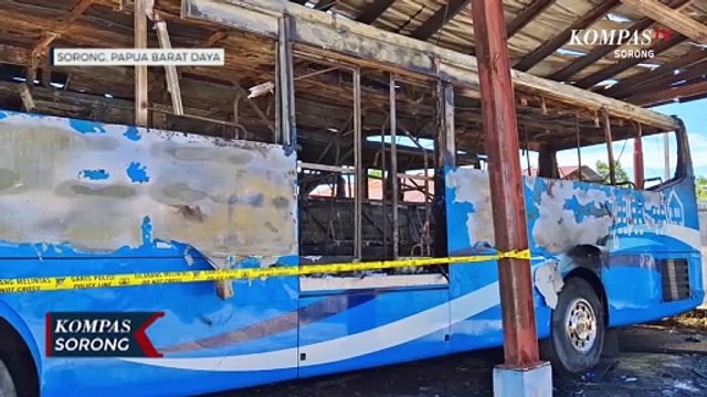 PJ Walikota Sorong Minta Dishub Siap Laporan Terbakarnya 10 Unit Bus BRT