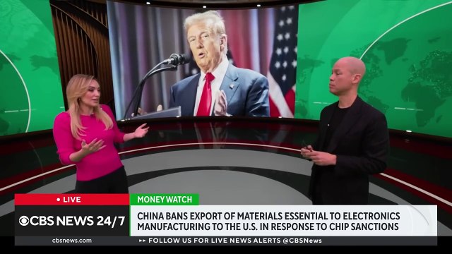 China bans exports to U.S. of some materials for electronics manufacturing