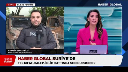 Haber Global ekibi görüntüledi: El Bab'da Münbiç hazırlığı