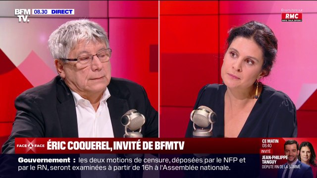Censure: Éric Coquerel (LFI) estime que Michel Barnier était assez pathétique lors de son interview