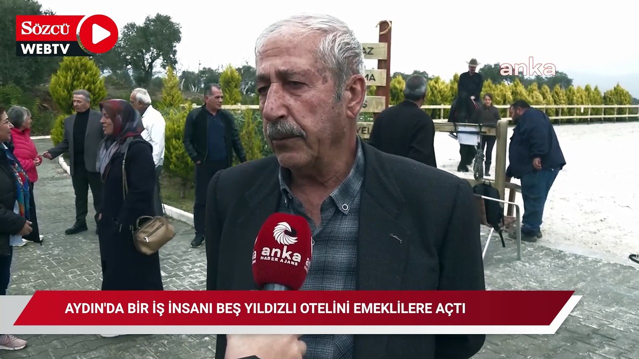 Aydın’da bir iş insanı beş yıldızlı otelini emeklilere açtı… Yıl boyunca 500 emekli ücretsiz tatil yapacak 