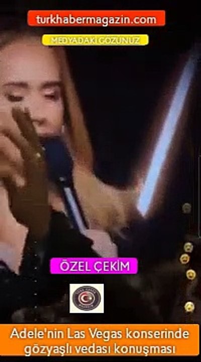 Adele'nin Las Vegas konserinde gözyaşlı veda konuşması