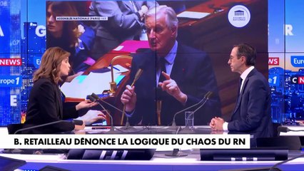 Motion de censure : Bruno Retailleau dénonce «Mélenchonisation» du Rassemblement national